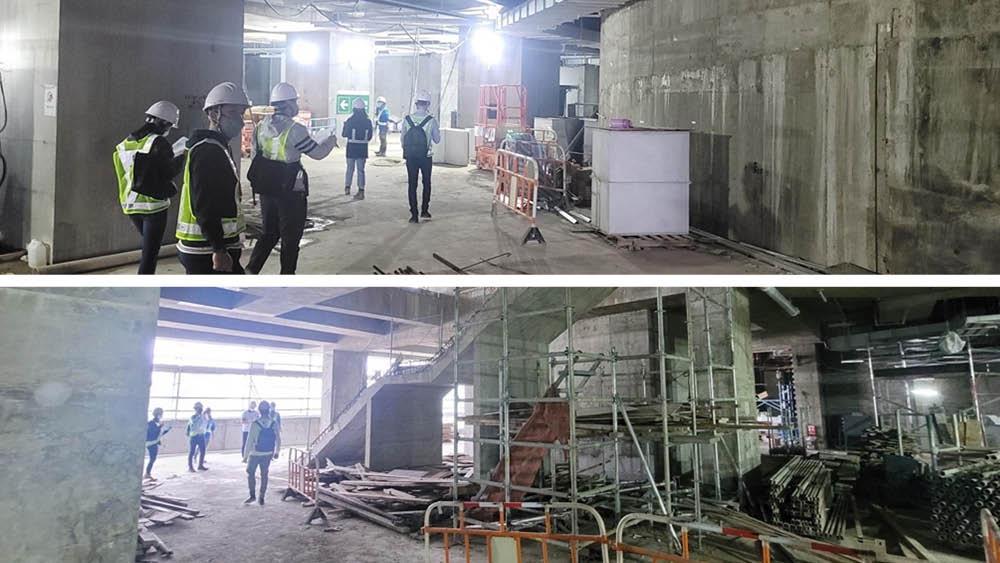 Progress at Tai Wai Campus inside